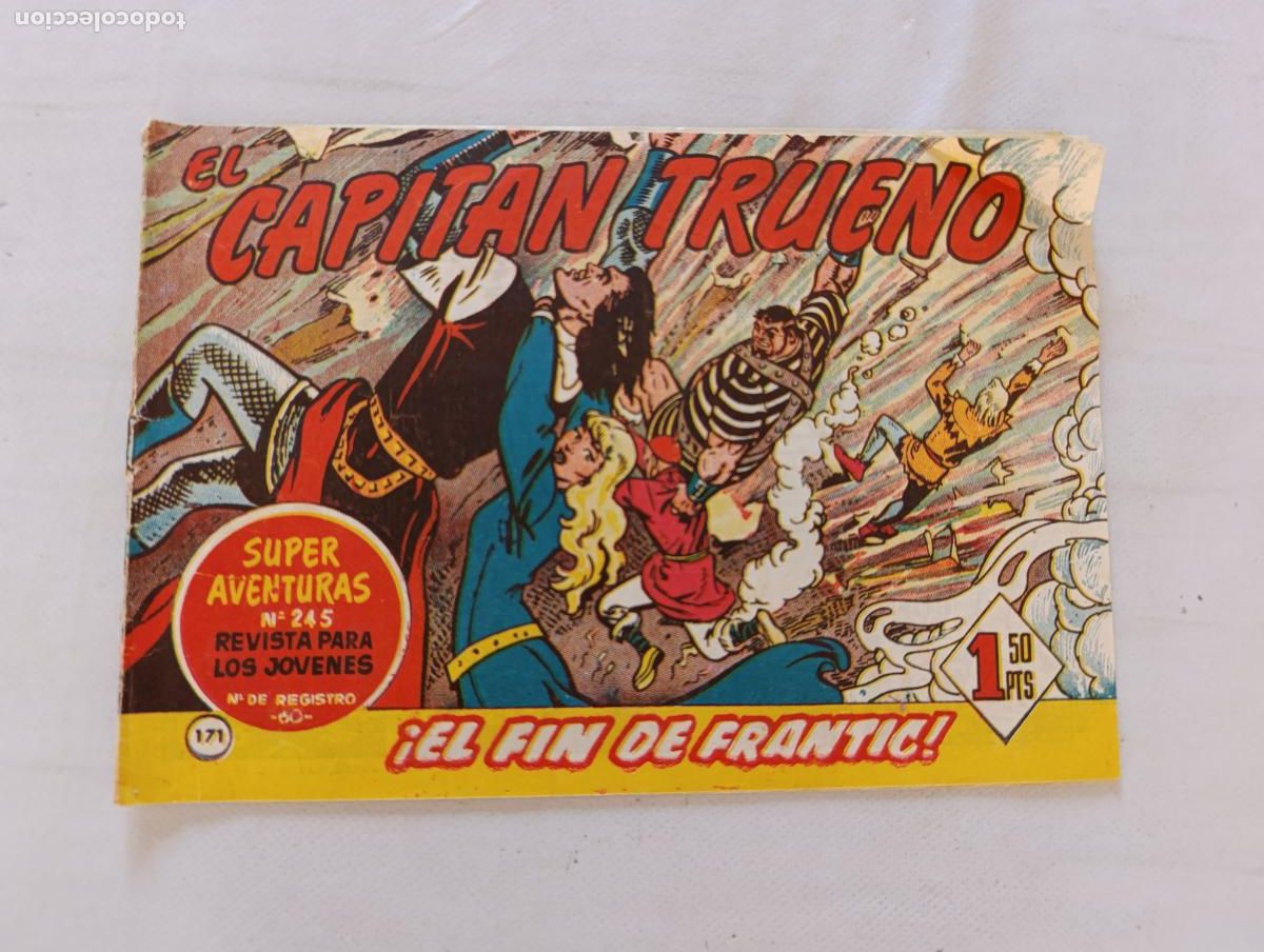 Tebeos: EL CAPITAN TRUENO N&ordm; 171 - BRUGUERA - ORIGINAL (HS)