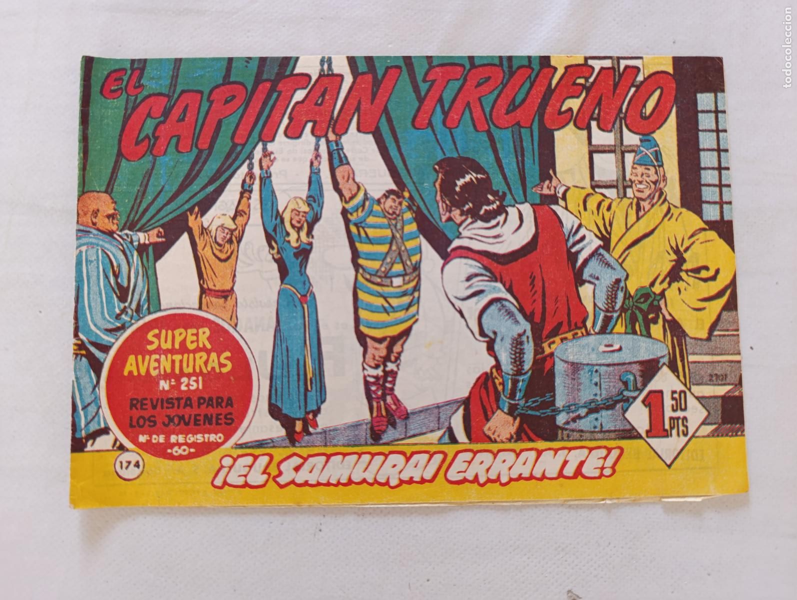 Tebeos: EL CAPITAN TRUENO N&ordm; 174 - BRUGUERA - ORIGINAL (HS)