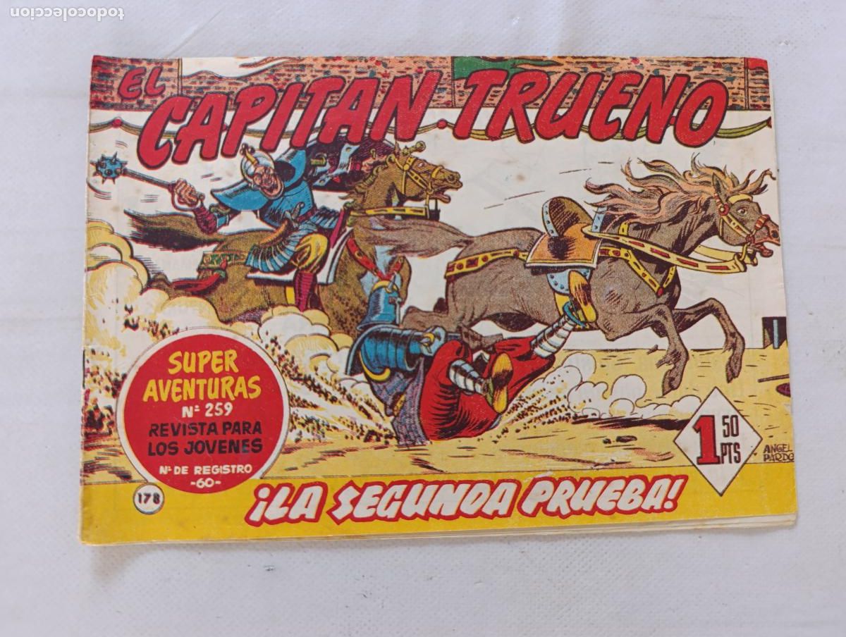 Tebeos: EL CAPITAN TRUENO N&ordm; 178 - BRUGUERA - ORIGINAL (HS)