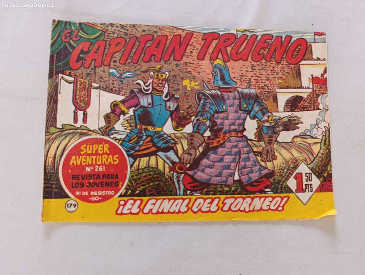 Tebeos: EL CAPITAN TRUENO N&ordm; 179 - BRUGUERA - ORIGINAL (HS)