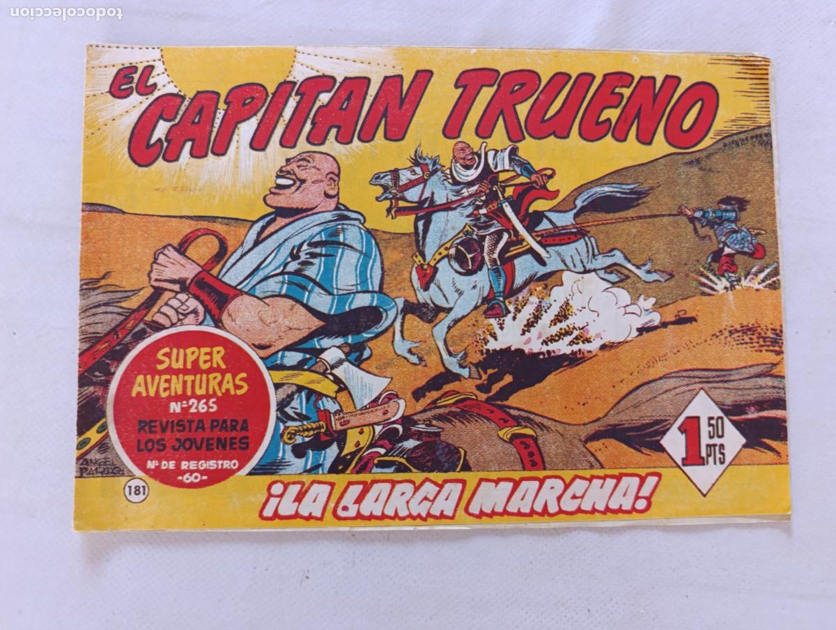 Tebeos: EL CAPITAN TRUENO N&ordm; 181 - BRUGUERA - ORIGINAL (HS)