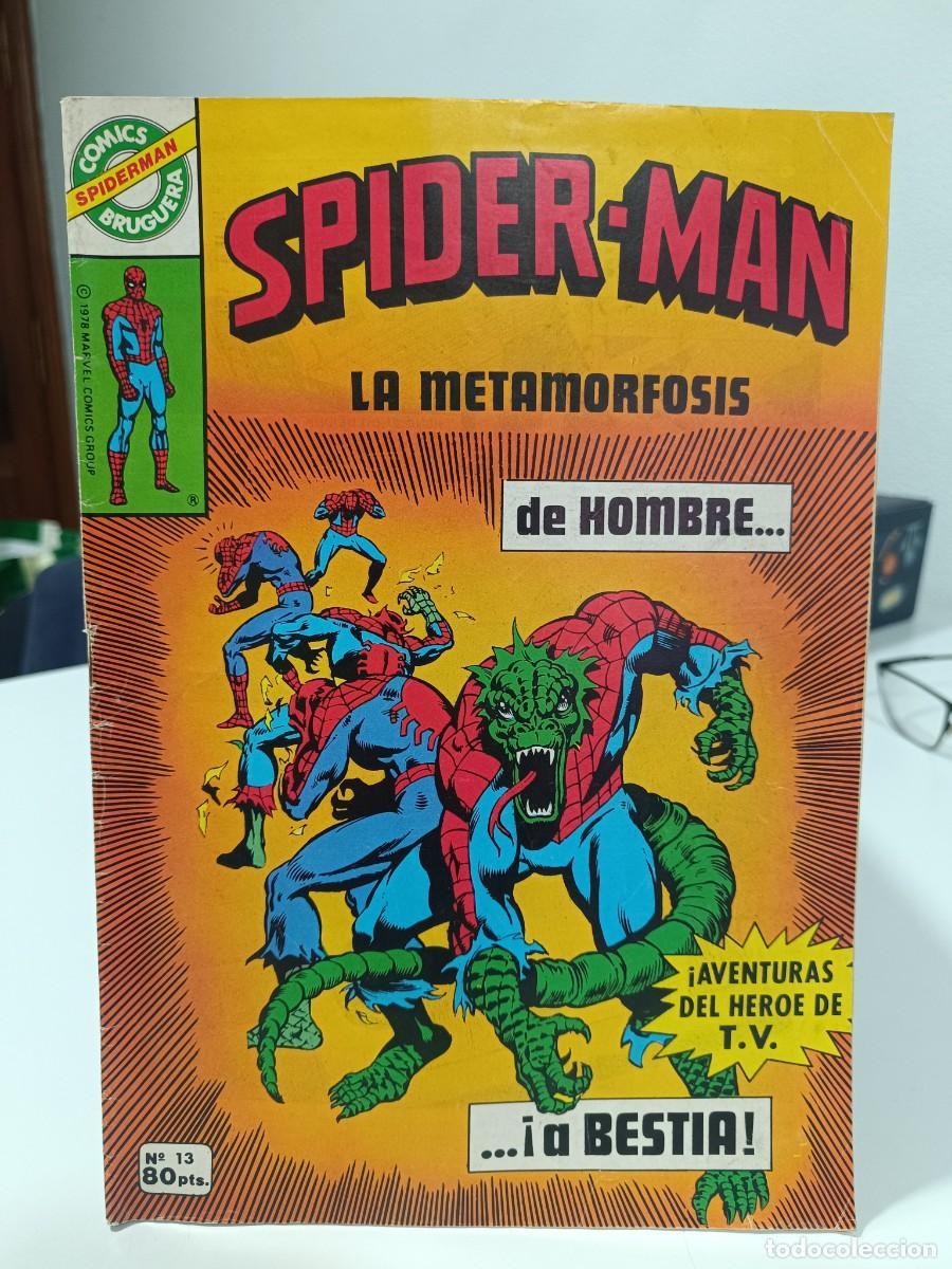 Tebeos: SPIDER-MAN. LA METAMORFOSIS DE HOMBRE... 1978. MARVEL N&deg;13. BRUGUERA