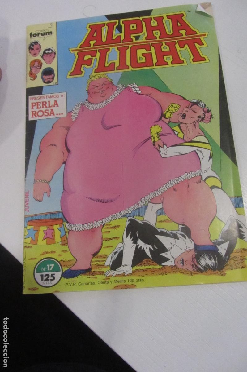Tebeos: ALPHA FLIGHT N&ordm; 17. PERLA ROSA. JOHN BYRNE, WIACEK, ANDY YANCHUS. HULK SAL BUSCEMA. FORUM ARX177