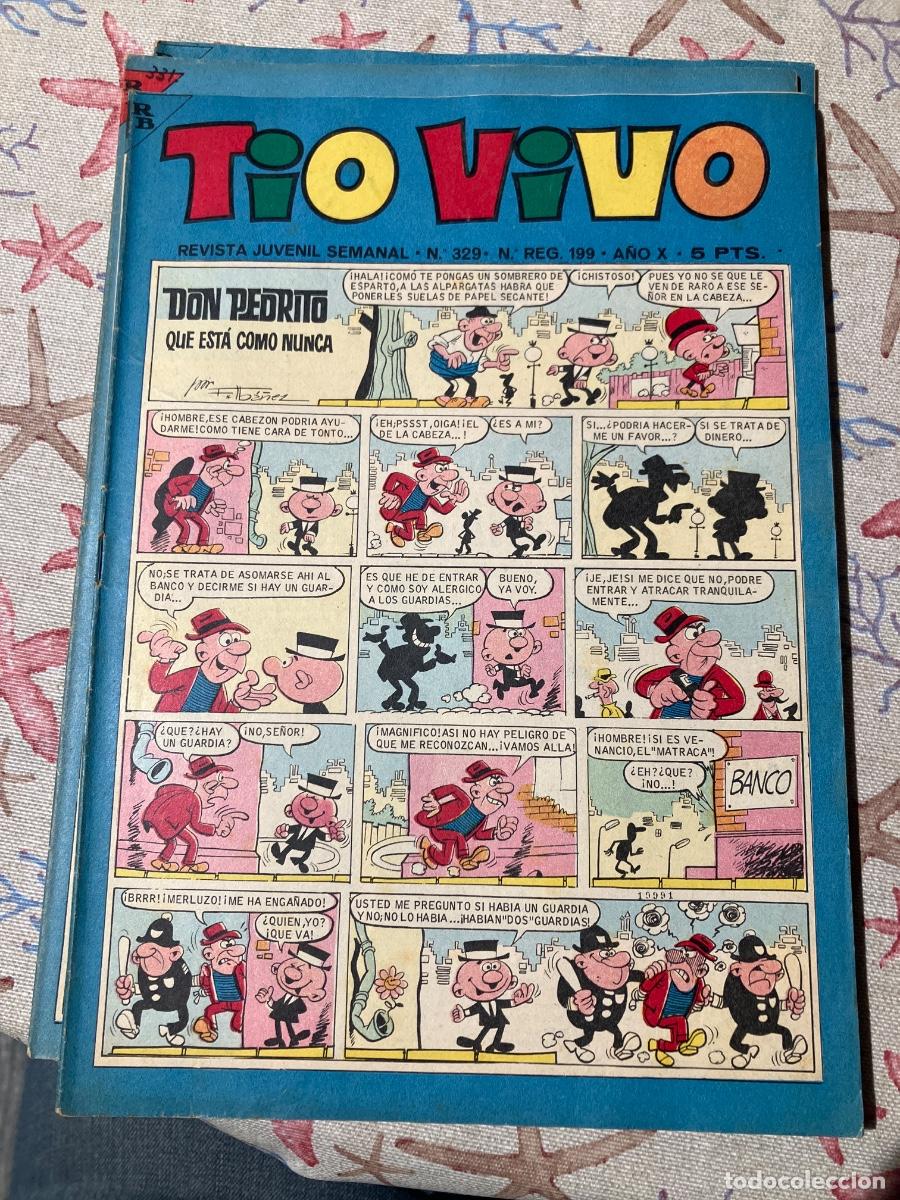 Tebeos: T&Iacute;O VIVO - N&Uacute;MERO 329 - SEGUNDA &Eacute;POCA - BRUGUERA