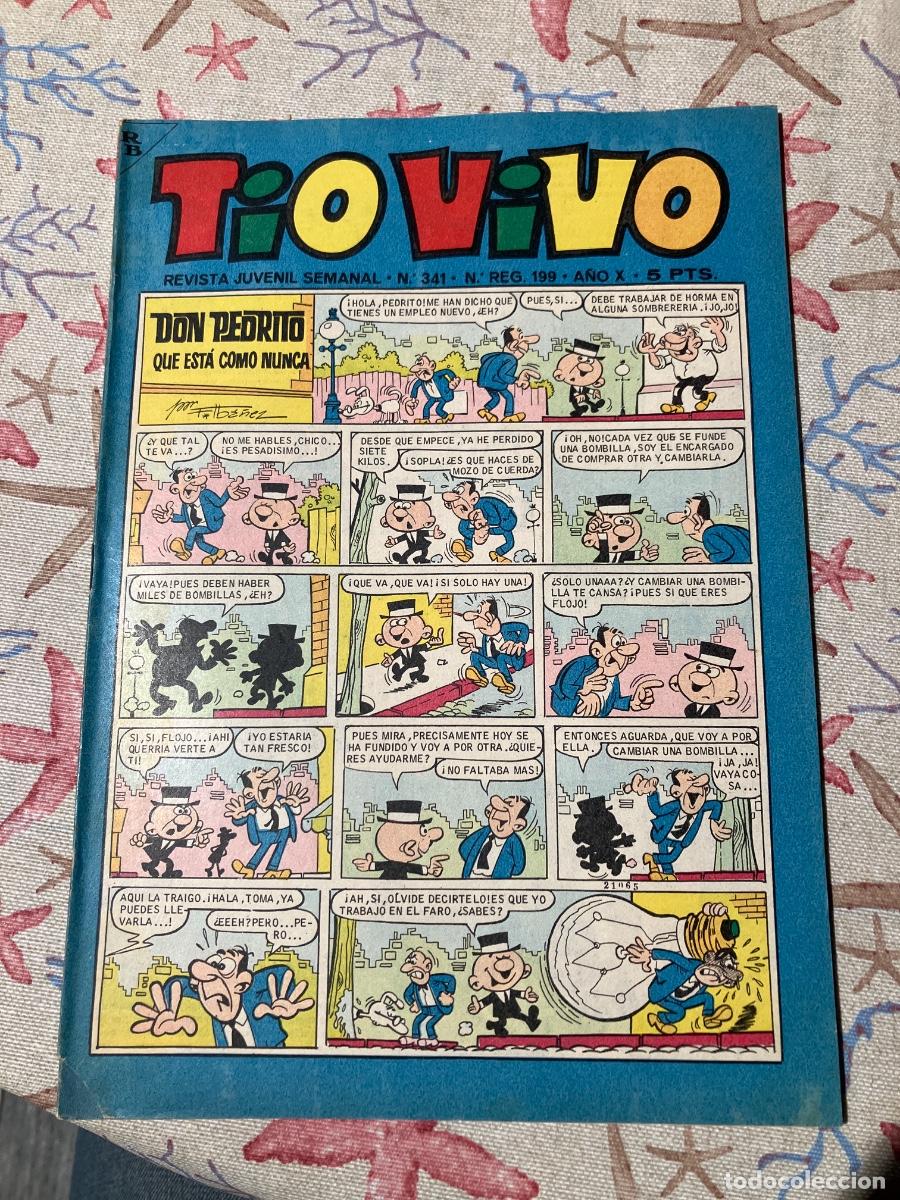 Tebeos: T&Iacute;O VIVO - N&Uacute;MERO 341 - SEGUNDA &Eacute;POCA - BRUGUERA