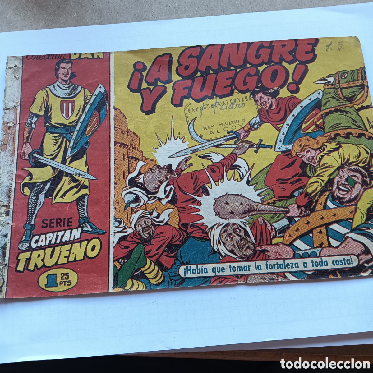Tebeos: CAPIT&Aacute;N TRUENO SERIE DAN N&Uacute;M 1 ORIGINAL 1EDICION EDI.BRUGERA