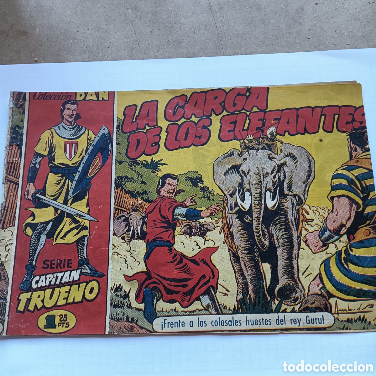 Tebeos: CAPIT&Aacute;N TRUENO SERIE DAN N&Uacute;M 7 ORIGINAL 1EDICION EDI.BRUGUERA