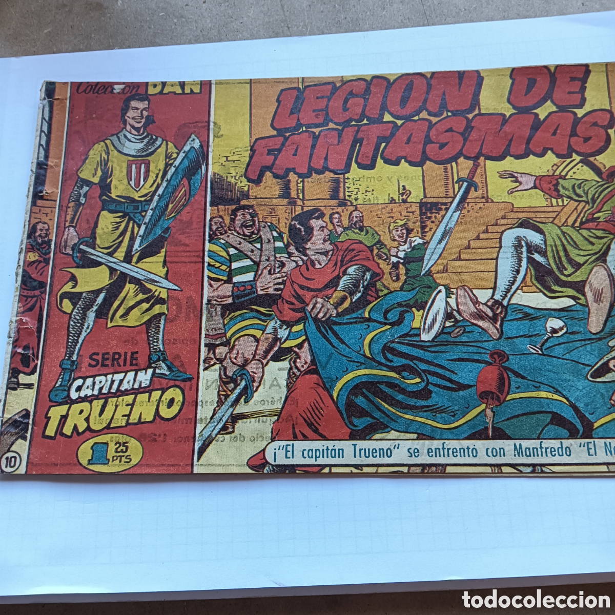 Tebeos: CAPIT&Aacute;N TRUENO SERIE DAN N&Uacute;M 10 ORIGINAL 1EDICION EDI.BRUGUERA