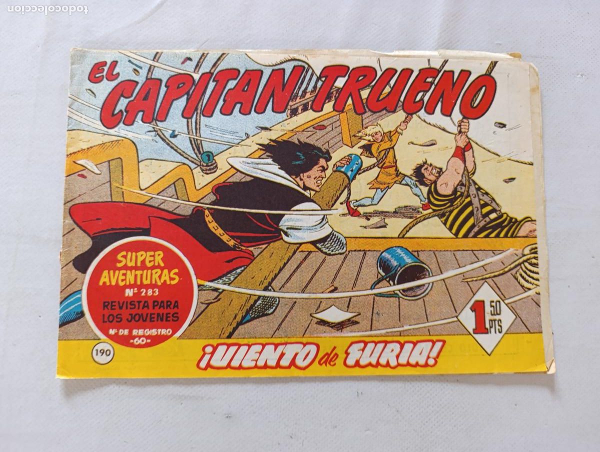 Tebeos: EL CAPITAN TRUENO N&ordm; 190 - BRUGUERA - ORIGINAL (HS)