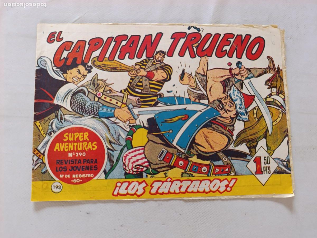 El Capitan Trueno Nº 193 - Bruguera - Original (Hs)