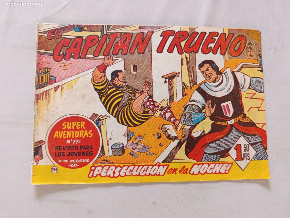 Tebeos: EL CAPITAN TRUENO N&ordm; 194 - BRUGUERA - ORIGINAL (HS)