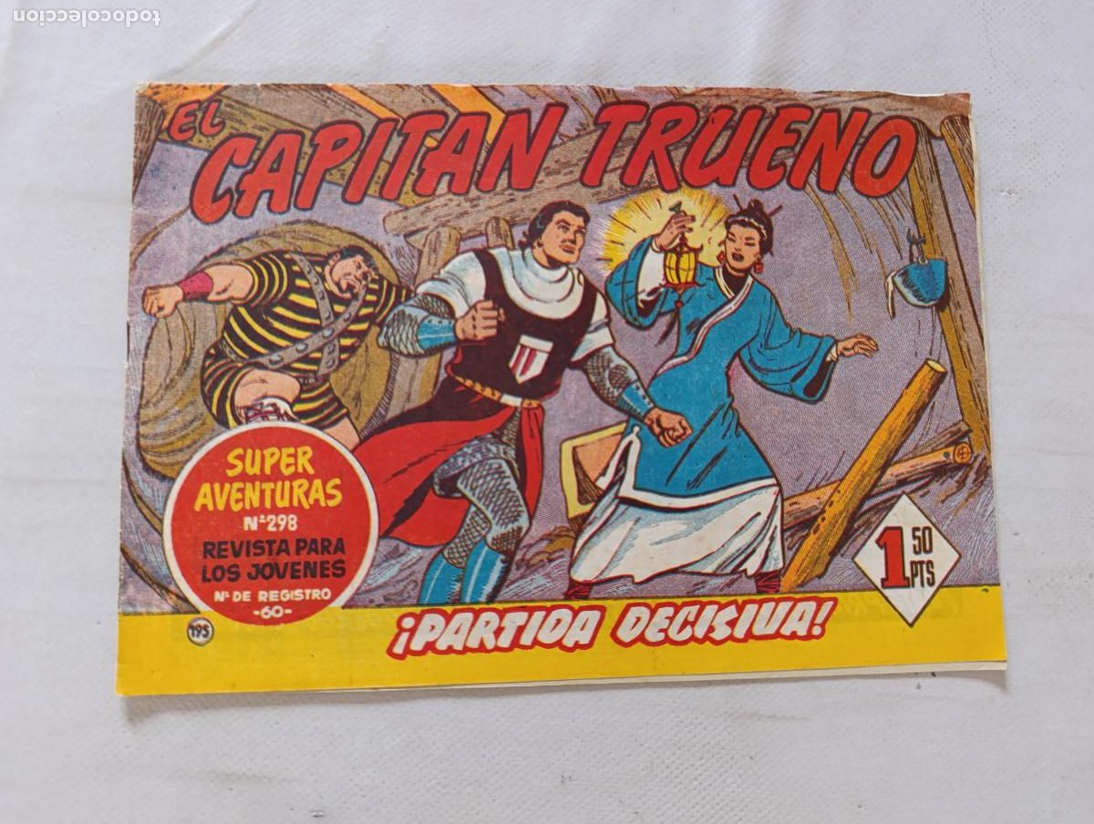 Tebeos: EL CAPITAN TRUENO N&ordm; 195 - BRUGUERA - ORIGINAL (HS)