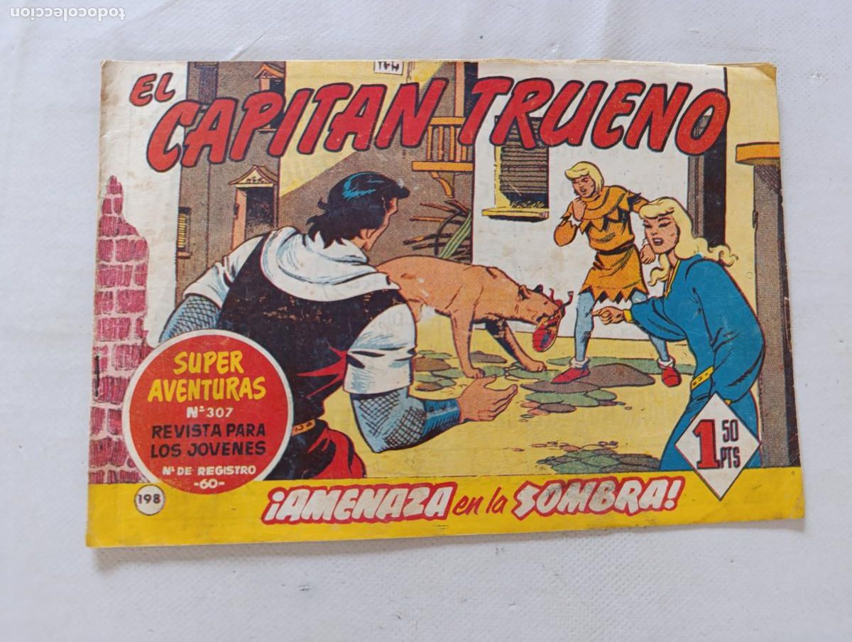 Tebeos: EL CAPITAN TRUENO N&ordm; 198 - BRUGUERA - ORIGINAL (HS)