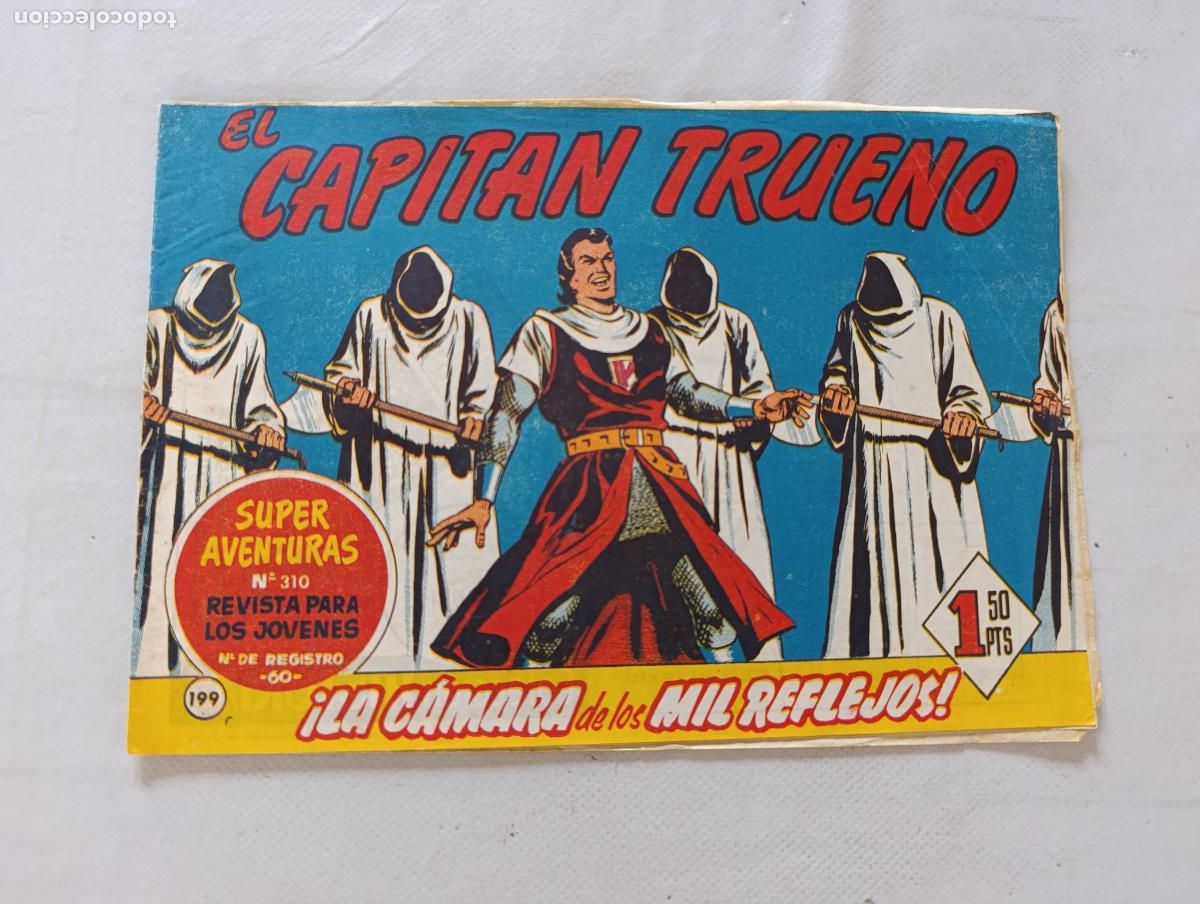 Tebeos: EL CAPITAN TRUENO N&ordm; 199 - BRUGUERA - ORIGINAL (HS)