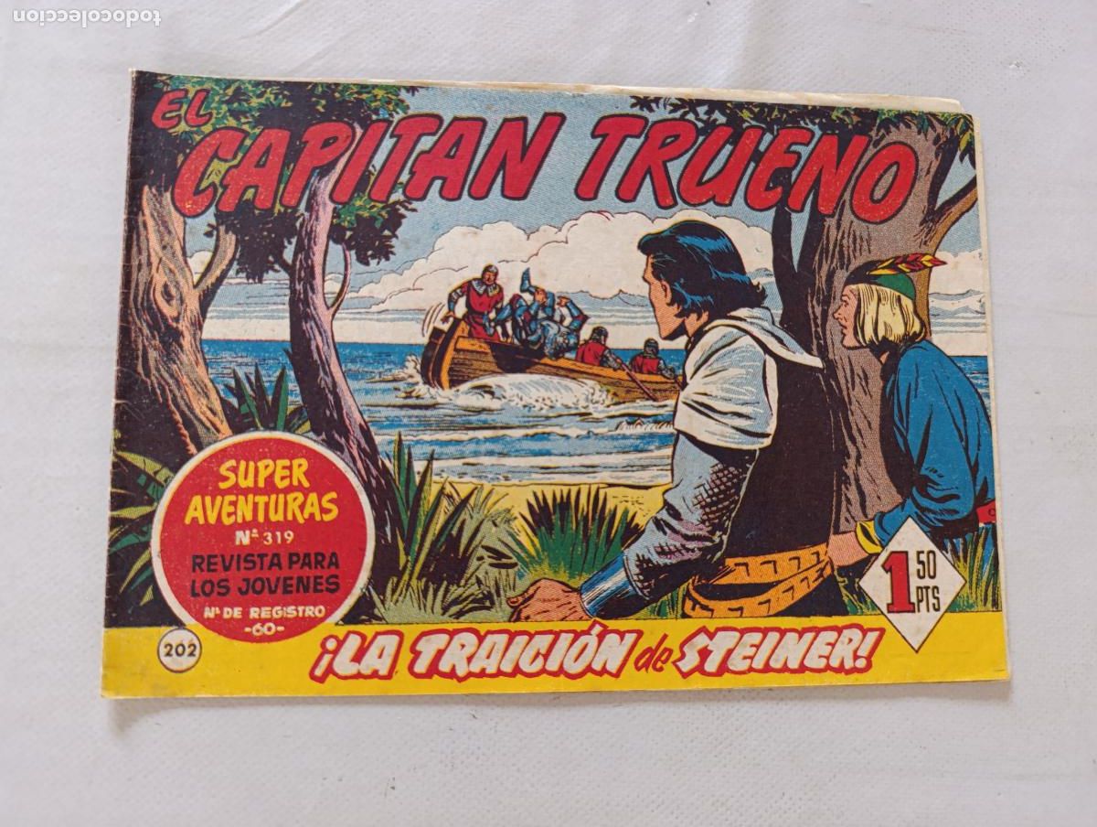 Tebeos: EL CAPITAN TRUENO N&ordm; 202 - BRUGUERA - ORIGINAL (HS)
