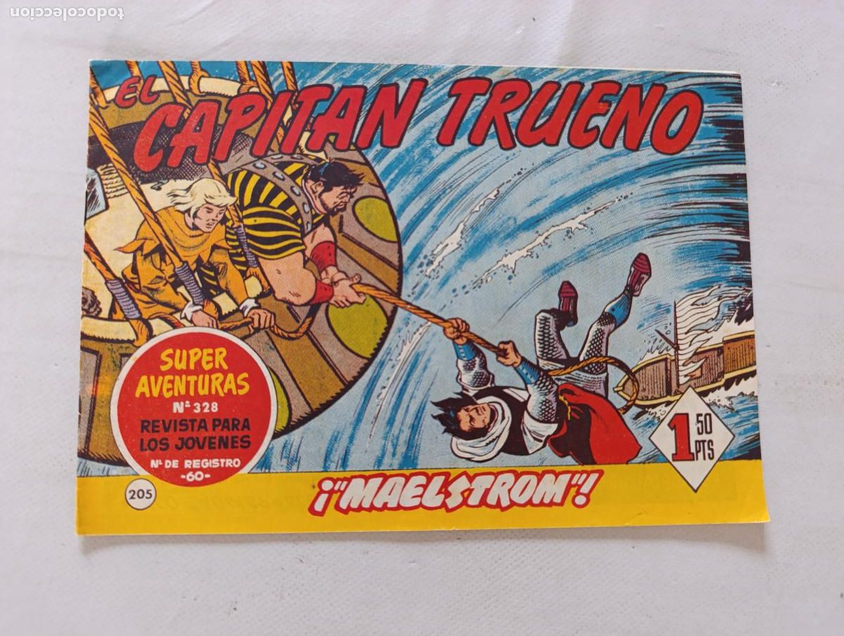 Tebeos: EL CAPITAN TRUENO N&ordm; 205 - BRUGUERA - ORIGINAL (HS)