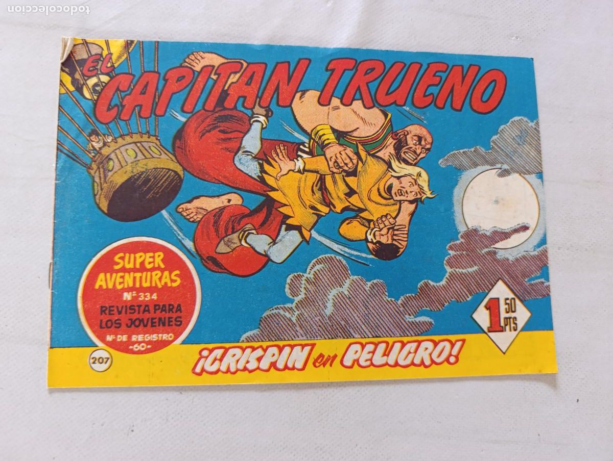 Tebeos: EL CAPITAN TRUENO N&ordm; 207 - BRUGUERA - ORIGINAL (HS)
