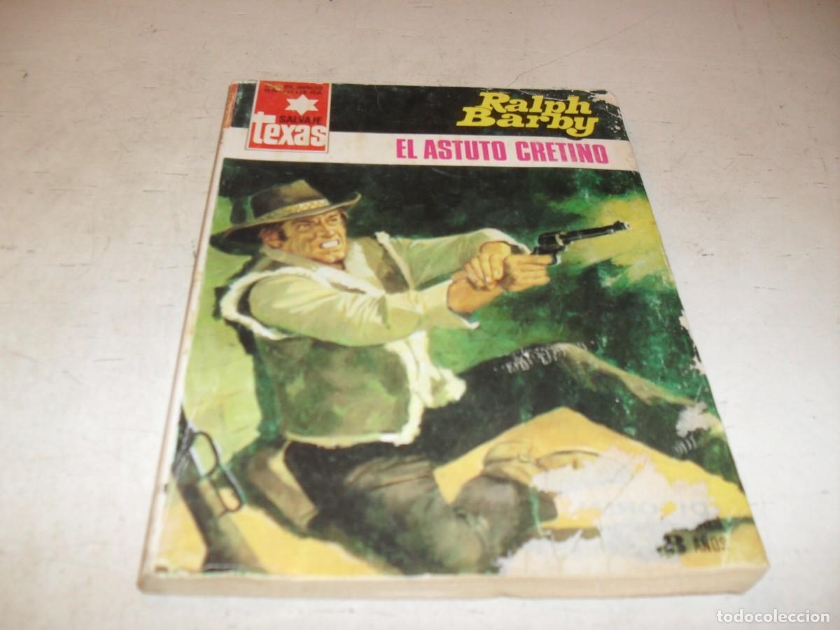 Tebeos: BOLSILIBRO SALVAJE TEXAS N&ordm; 1381,EL ASTUTO CRETINO,DE RALPH BARBY,BRUGUERA,A&Ntilde;OS 80