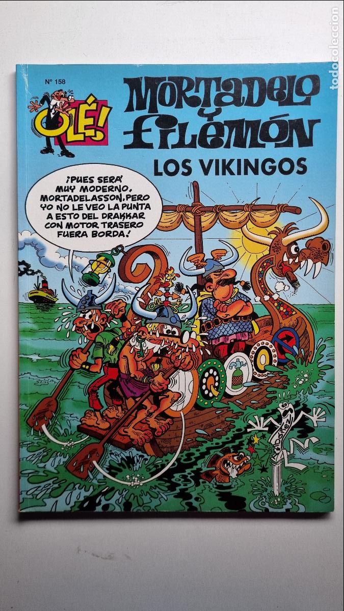 Tebeos: Tebeo &iexcl;Ol&eacute;! - Mortadelo y Filem&oacute;n n&ordm; 158 - Los vikingos