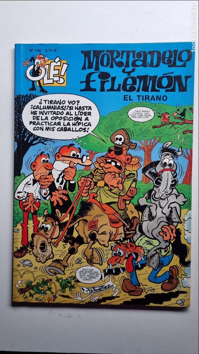 Tebeos: Tebeo &iexcl;Ol&eacute;! - Mortadelo y Filem&oacute;n n&ordm; 148 - El tirano