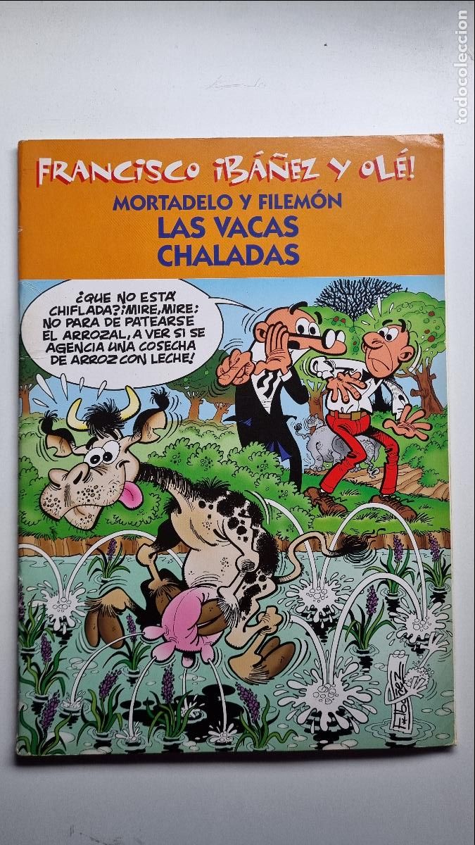 Tebeos: Francisco Ib&aacute;&ntilde;ez y Ol&eacute;! - Mortadelo y Filem&oacute;n - Las vacas chaladas
