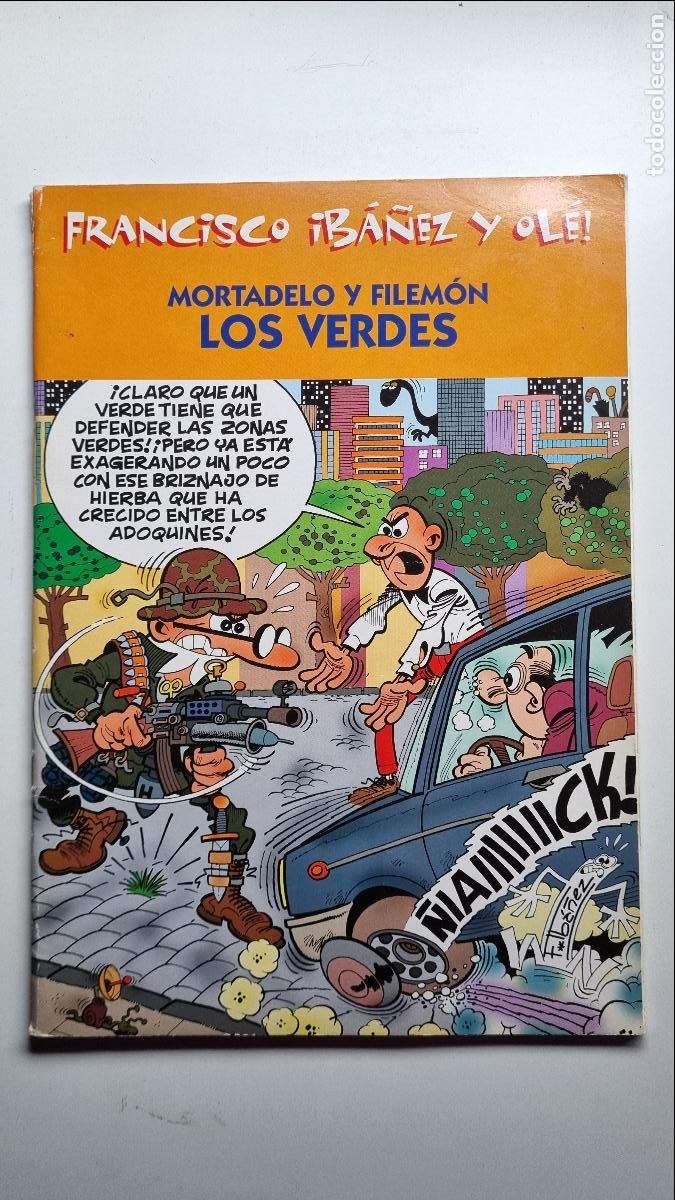 Tebeos: Francisco Ib&aacute;&ntilde;ez y Ol&eacute;! - Mortadelo y Filem&oacute;n - Los verdes