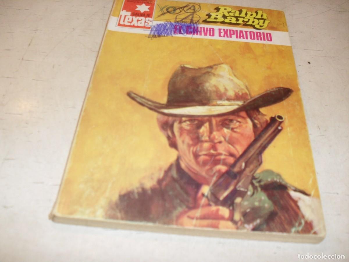 Tebeos: BOLSILIBRO SALVAJE TEXAS N&ordm; 1340,EL CHIVO EXPIATORIOMDE RALPH BARBY,BRUGUERA,A&Ntilde;OS 80