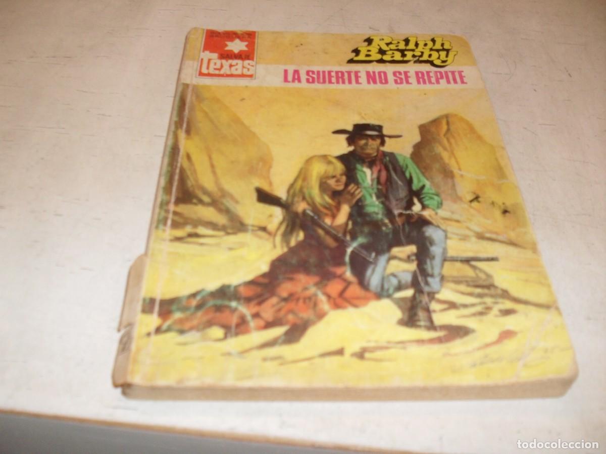 Tebeos: BOLSILIBRO SALVAJE TEXAS N&ordm; 1336,LA SUERTE NO SE REPITE,DE RALPH BARBY,BRUGUERA,A&Ntilde;OS 80