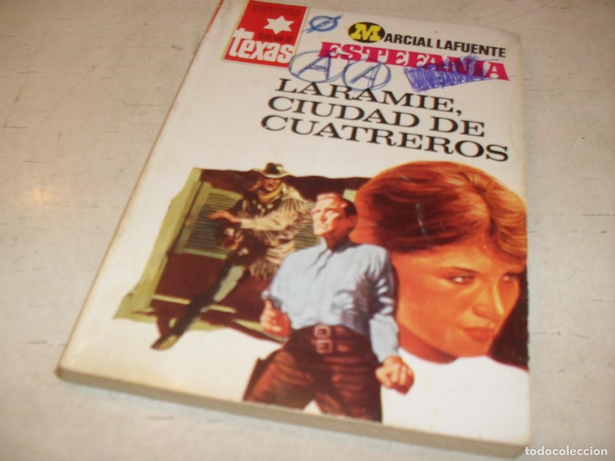 Tebeos: BOLSILIBRO SALVAJE TEXAS N&ordm; 1307,LARAMIE,CIUDAD DE CUATREROS,DE ESTEFANIA,BRUGUERA,A&Ntilde;OS 80