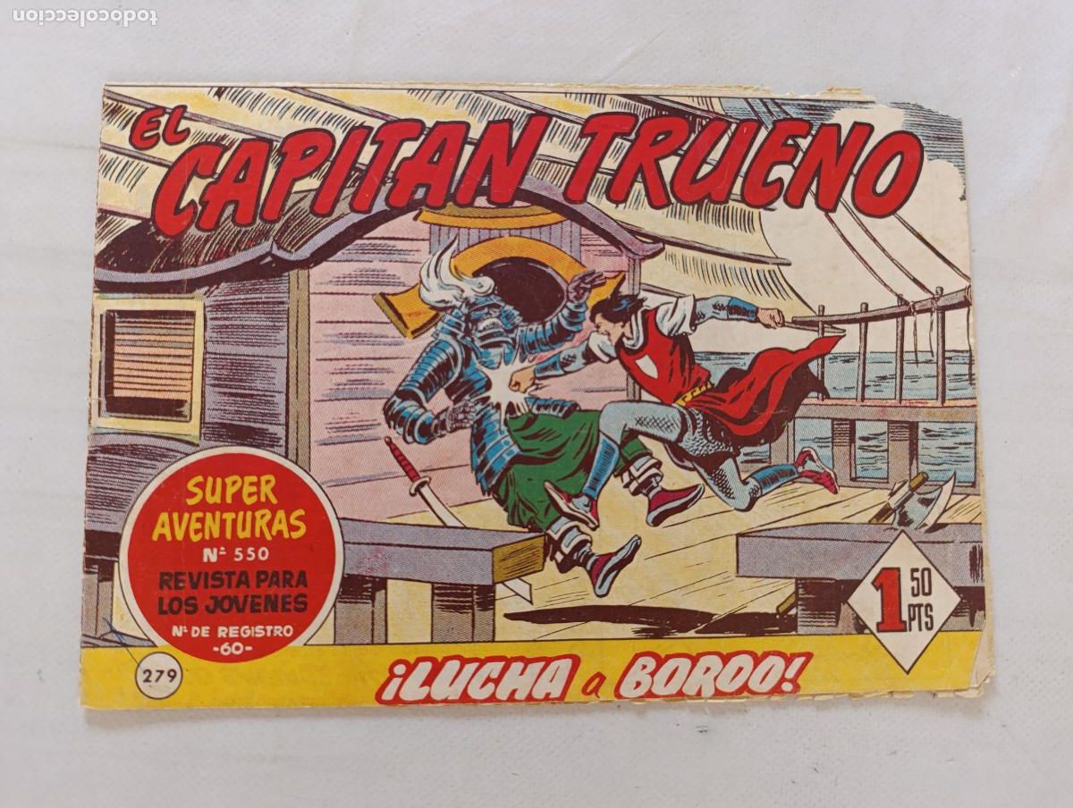 Tebeos: EL CAPITAN TRUENO N&ordm; 279 - BRUGUERA - ORIGINAL (HS)