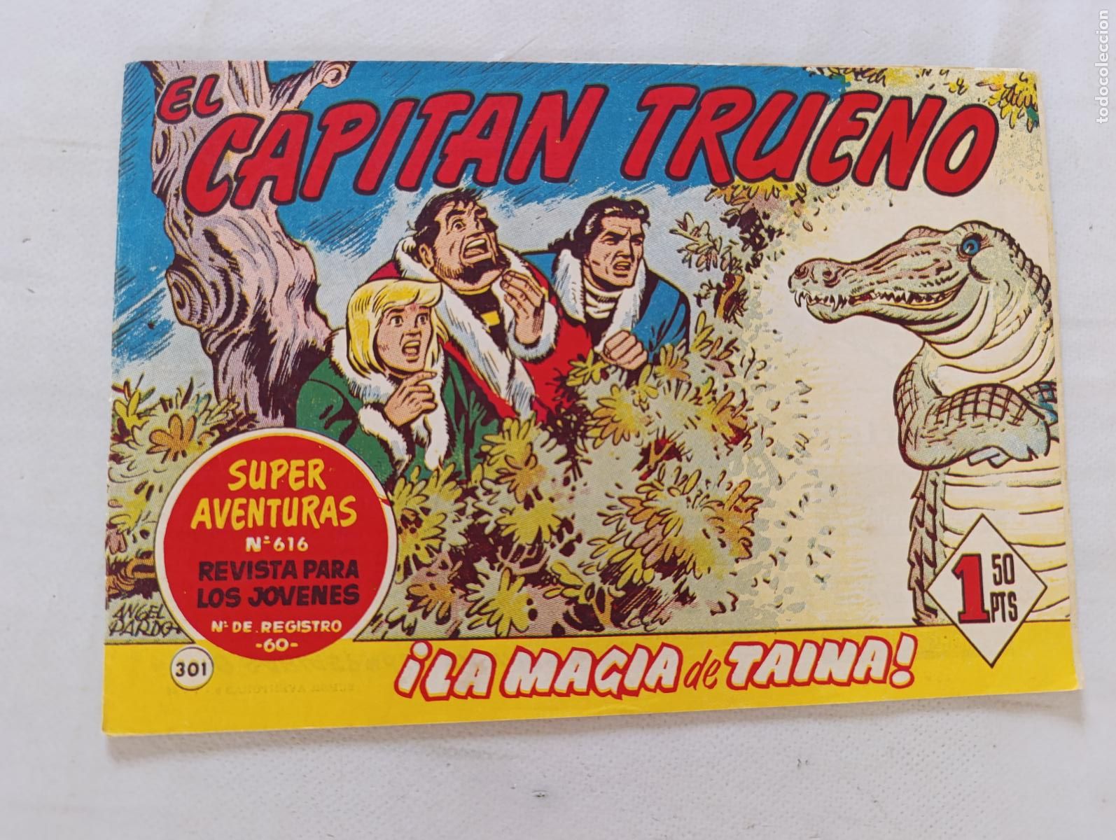Tebeos: EL CAPITAN TRUENO N&ordm; 301 - BRUGUERA - ORIGINAL (HS)