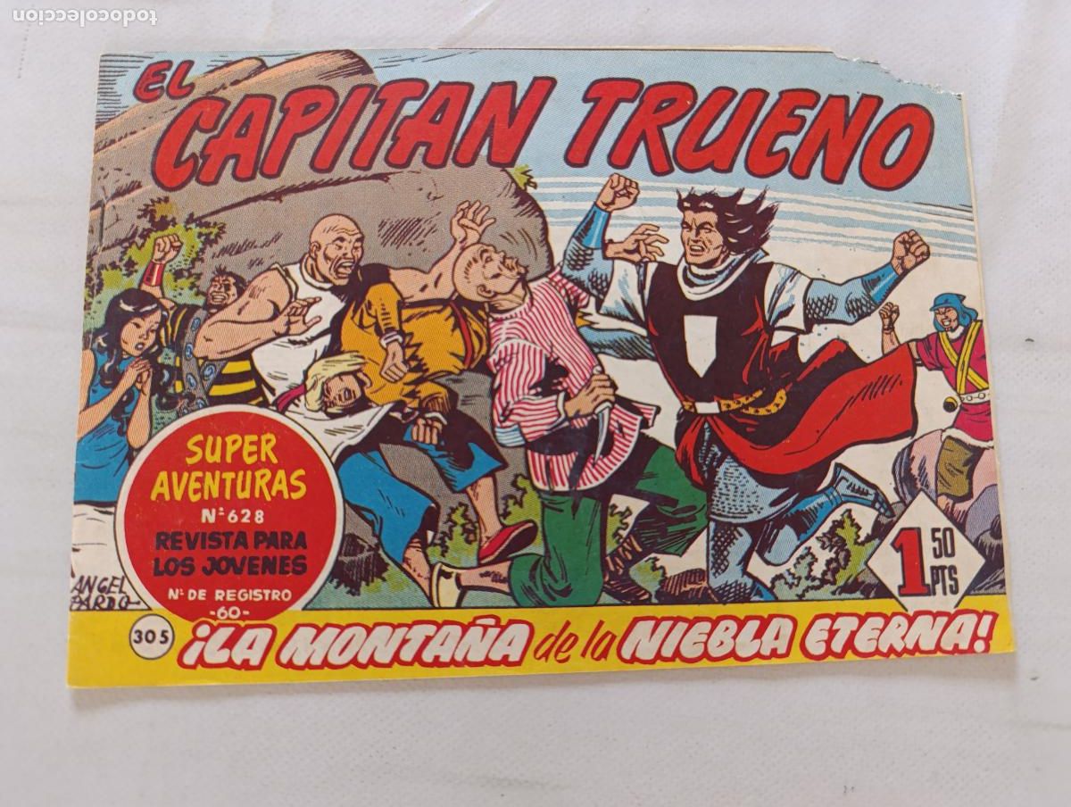 Tebeos: EL CAPITAN TRUENO N&ordm; 305 - BRUGUERA - ORIGINAL (HS)