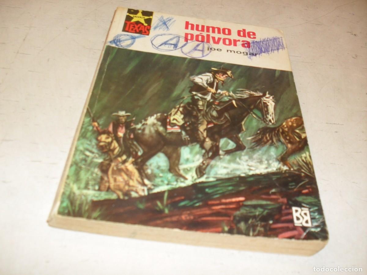 Tebeos: BOLSILIBRO SALVAJE TEXAS N&ordm; 534,HUMO DE POLVORA,DE JOE MOGAR,BRUGUERA,A&Ntilde;OS 60