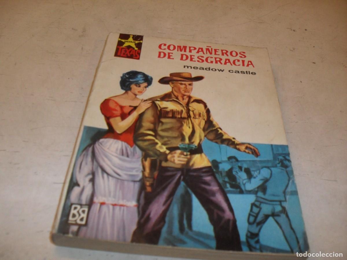 Tebeos: BOLSILIBRO SALVAJE TEXAS N&ordm; 430,COMPA&Ntilde;EROS DE DESGRACIA,DE MEADOW CASTLE,BRUGUERA,A&Ntilde;OS 60