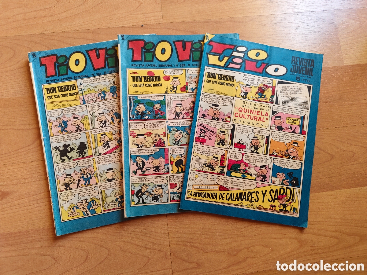 Tebeos: T&iacute;o Vivo - Lote 3 revistas