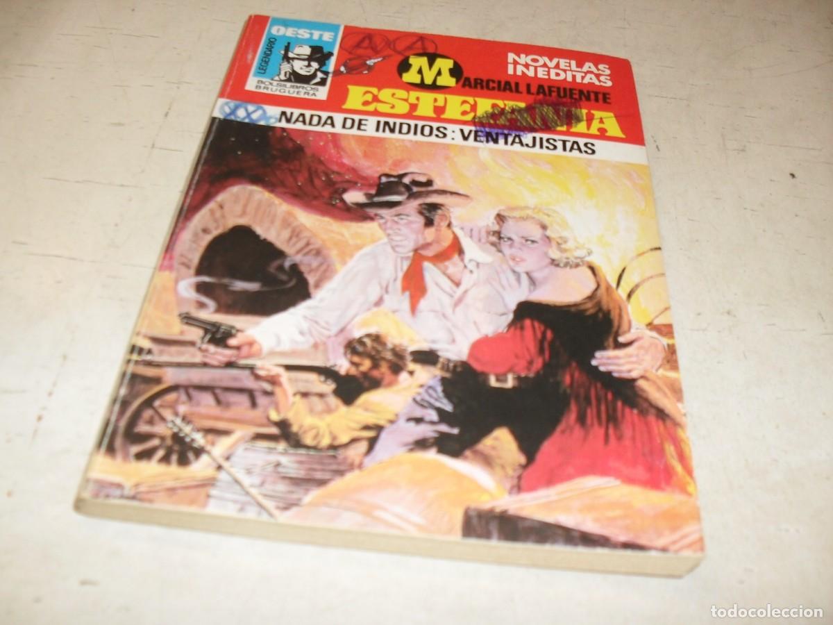 Tebeos: BOLSILIBRO LEGENDARIO OESTE N&ordm; 680,NADA DE INDIOS:VENTAJISTAS,DE ESTEFANIA,BRUGUERA,A&Ntilde;OS 80
