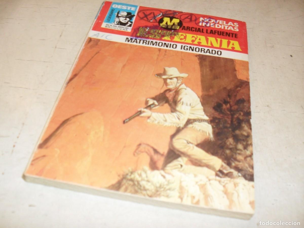 Tebeos: BOLSILIBRO LEGENDARIO OESTE N&ordm; 671,MATRIMONIO IGNORADO,DE ESTEFANIA,BRUGUERA,A&Ntilde;OS 80