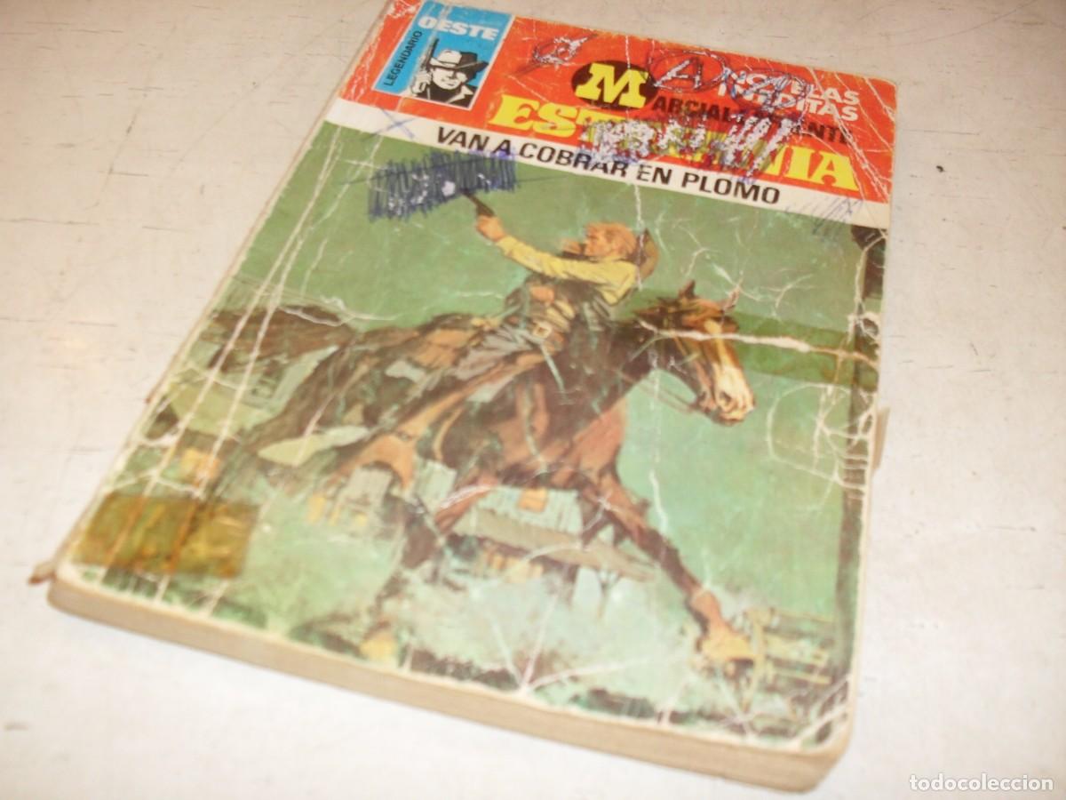 Tebeos: BOLSILIBRO LEGENDARIO OESTE N&ordm; 608,VAN A COBRAR EN PLOMO,DE ESTEFANIA,BRUGUERA,A&Ntilde;OS 80