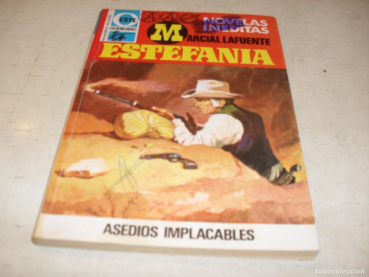 Tebeos: BOLSILIBRO LEGENDARIO OESTE N&ordm; 444,ASEDIOS IMPLACABLES,DE ESTEFANIA,BRUGUERA,A&Ntilde;OS 70