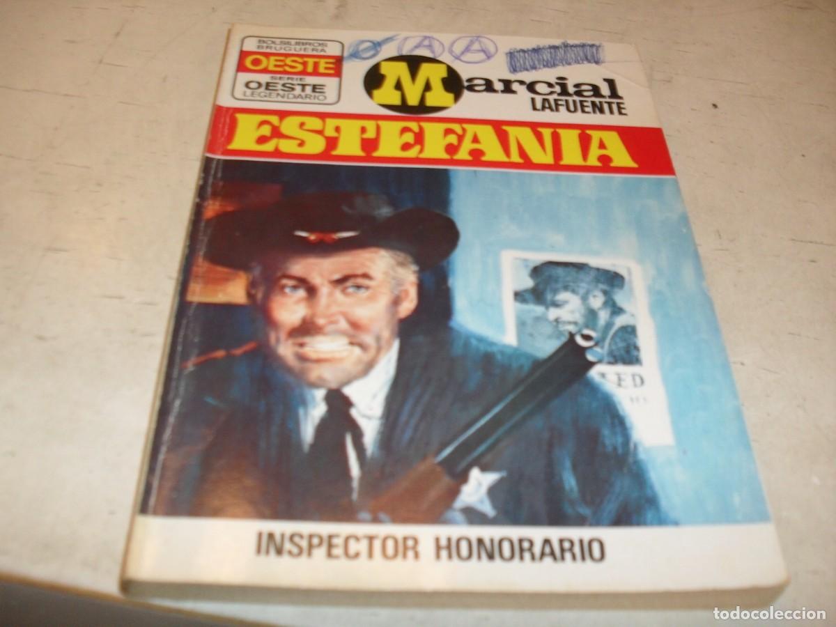 Tebeos: BOLSILIBRO LEGENDARIO OESTE N&ordm; 376,INSPECTOR HONORARIO,DE ESTEFANIA,BRUGUERA,A&Ntilde;OS 70