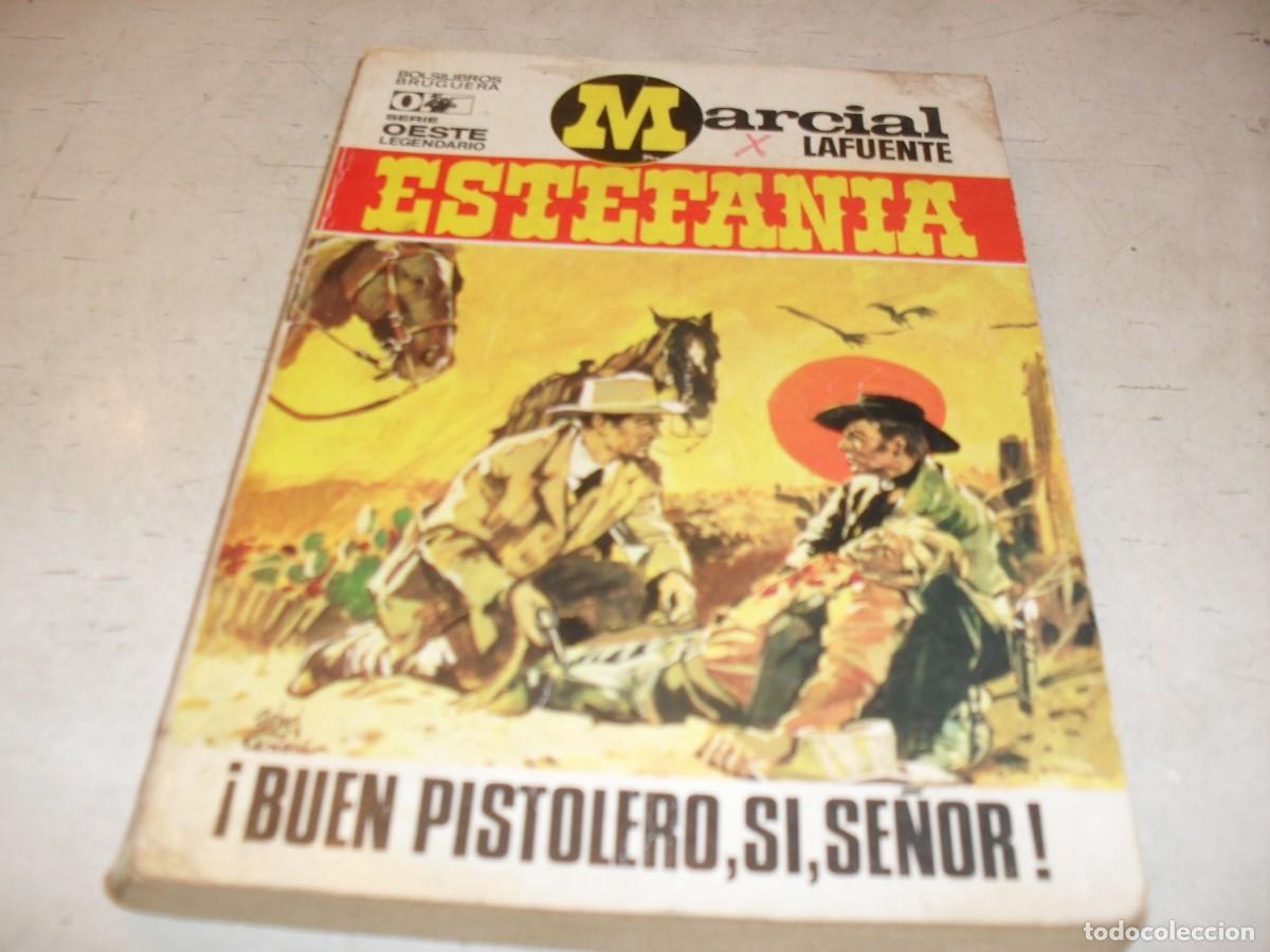 Tebeos: BOLSILIBRO LEGENDARIO OESTE N&ordm; 115,BUEN PISTOLERO,SI SE&Ntilde;OR,DE ESTEFANIA,BRUGUERA,A&Ntilde;OS 70