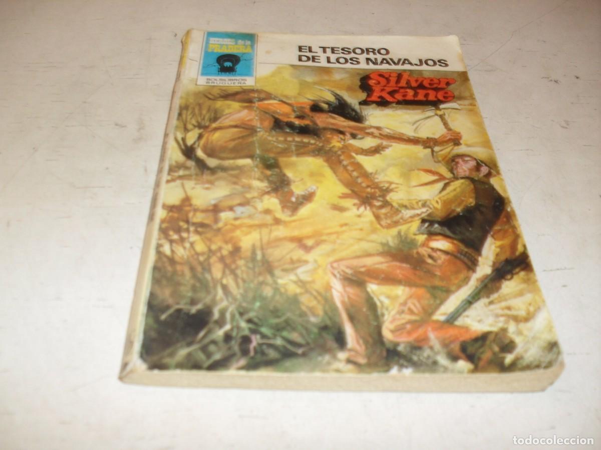 Tebeos: BOLSILIBRO HEROES DE LA PRADERA N&ordm; 653,EL TESORO DE LOS NAVAJOS,DE SILVER KANE,BRUGUERA,A&Ntilde;OS 80