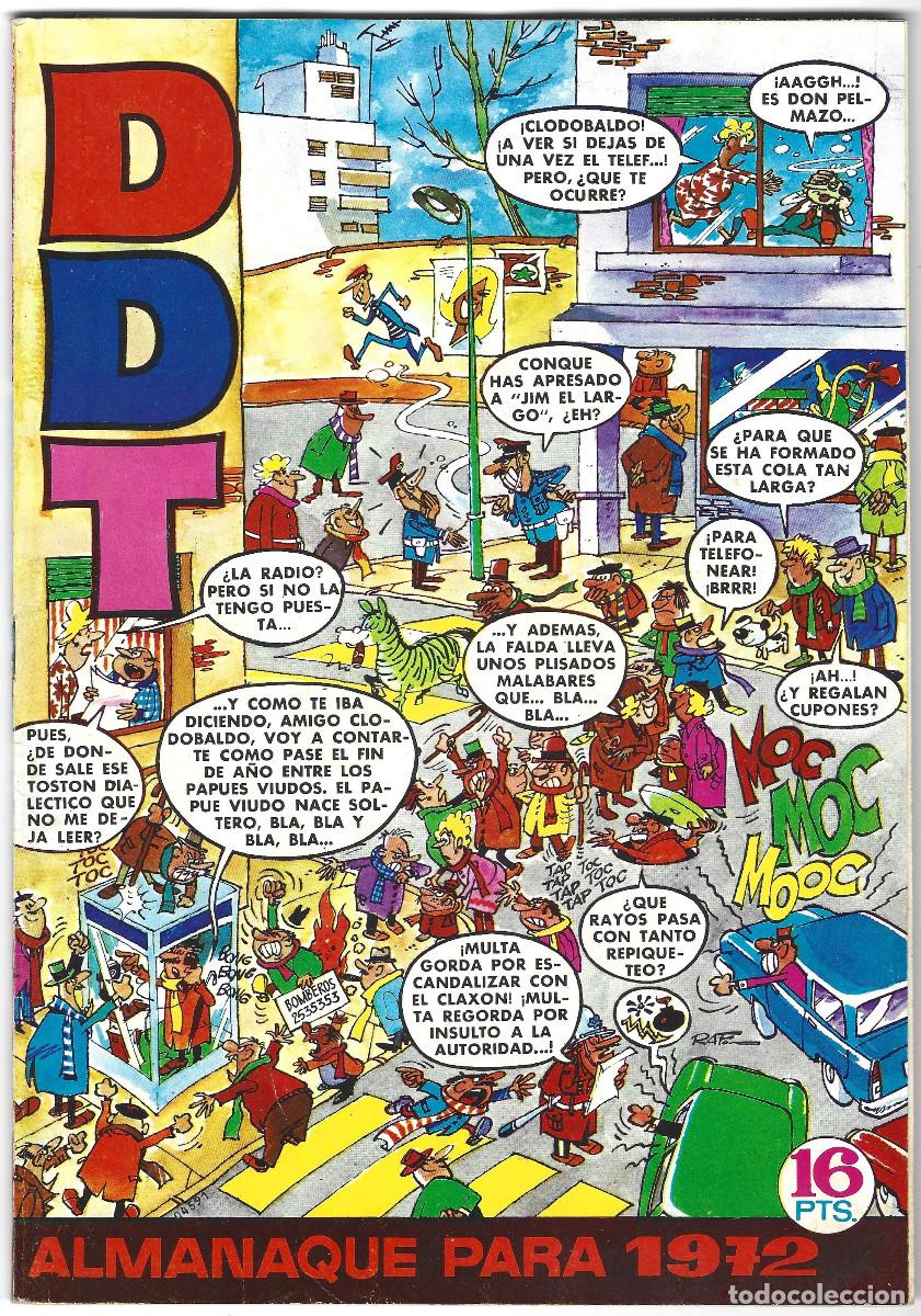 Tebeos: DDT ALMANAQUE 1972 (Bruguera 1971)