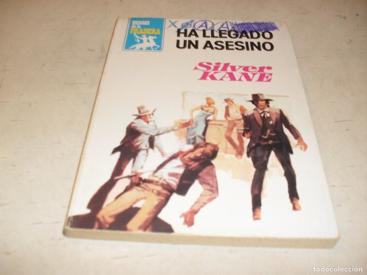 Tebeos: BOLSILIBRO HEROES DE LA PRADERA N&ordm; 535,HA LLEGADO UN ASESINO,DE SILVER KANE,BRUGUERA,A&Ntilde;OS 80