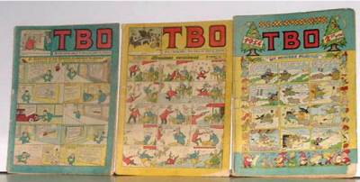Tebeos: TRES  TEBEOS ANTIGUOS DE TBO - Foto 1