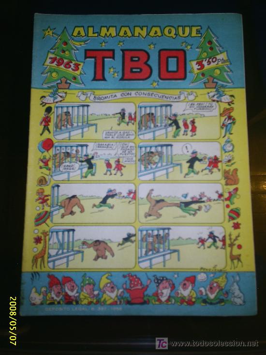 Tebeos: M69 ALMANAQUE TBO 1963 - Foto 1