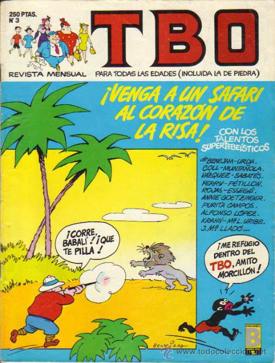 Tebeos: TBO ***EDICIONES B ** N&Uacute;MERO 3 ABRIL 1988 - Foto 1