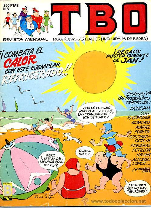 Tebeos: TBO n&ordm; 6 - EDICIONES B - 1988 - CON POSTER DE JAN - Foto 1