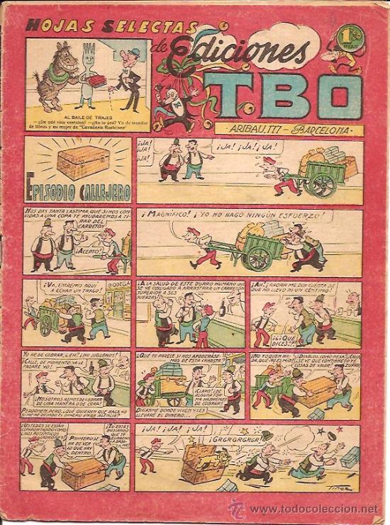 Tebeos: TBO SIN NUMERAR  EPISODIO CALLEJERO - Foto 1