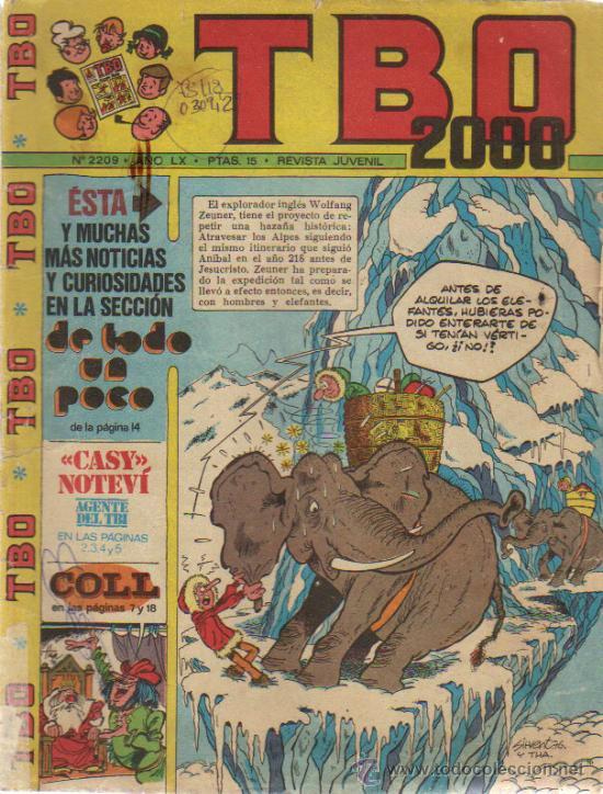 Tebeos: TBO 2000 N&ordm; 2209 DEL 17/12/1976 - Foto 1